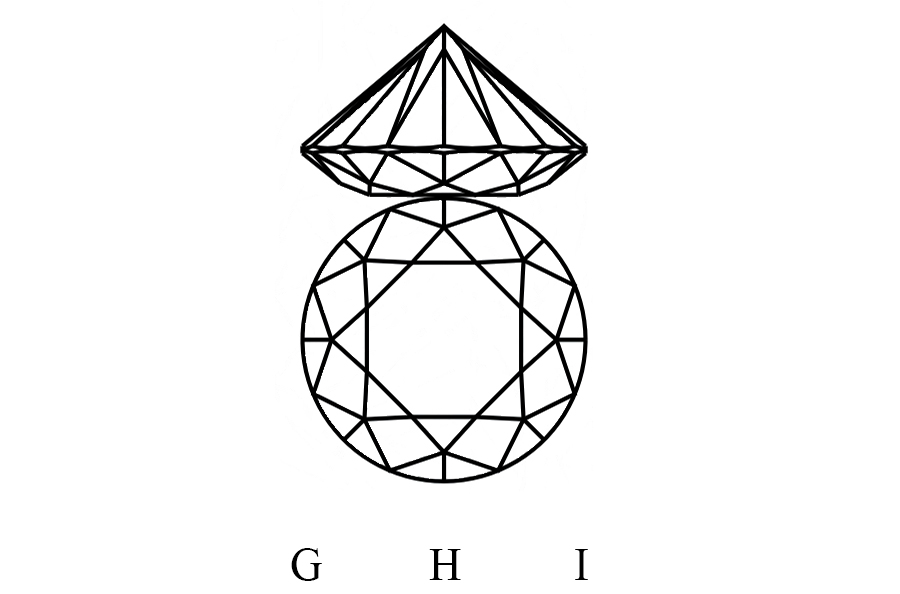 Near colorless diamonds